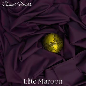 BOSKY | Wash & Wear | PREMIUM FABRIC  -  ELITE MEHROON